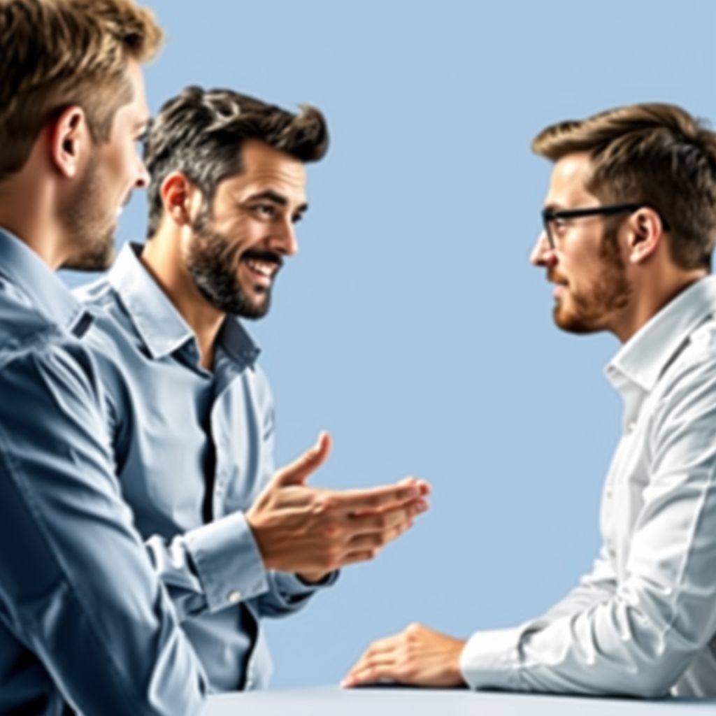 Designer discutant d’un projet avec un client